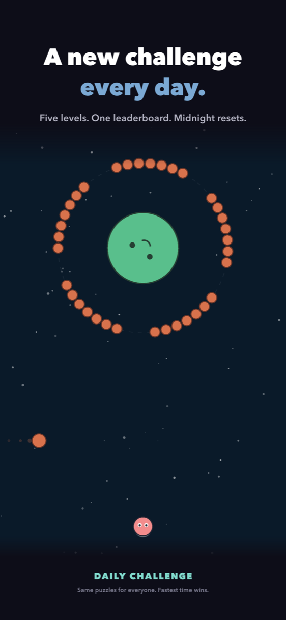 Homebound Daily Challenge: five levels, one leaderboard
