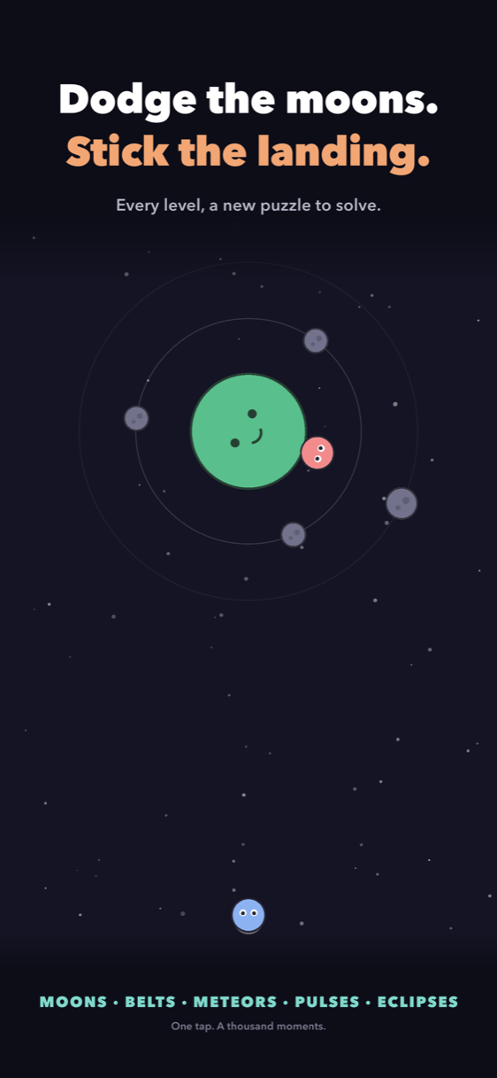 Homebound mechanics: dodge moons, belts, meteors, pulses, eclipses